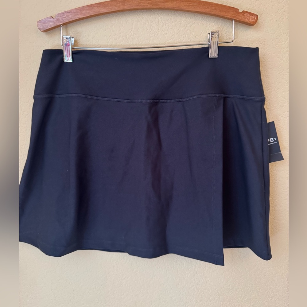 Abercrombie & Fitch YPB SculptLUX Ultra High Rise Lined Skirt Black Size XL NWT
